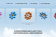 3D Fuzzy Floral Illustration, an Object Graphic by Illustrava (Thumbnail 7 of 7)