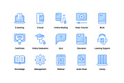 E-Learning creative icon set, an Outline Icon by Vector Squad (Thumbnail 4 of 5)