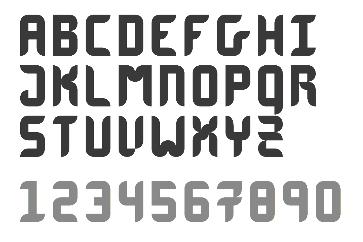 Digitulle Typeface preview 2