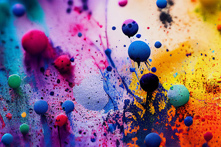 Paint color design background, a Background Photo by Grafvision photography