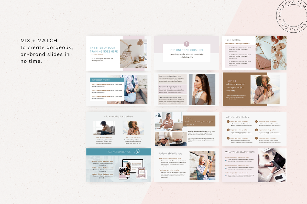 Eva Slide Deck Canva Templates, a Templates & Theme by The Canva Template Shop (Photo 5 of 6)