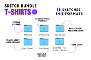 T-shirt Fashion Flats Sketch BUNDLE, a Shirt Mockup by Doroty Dafne Designs (Thumbnail 2 of 6)