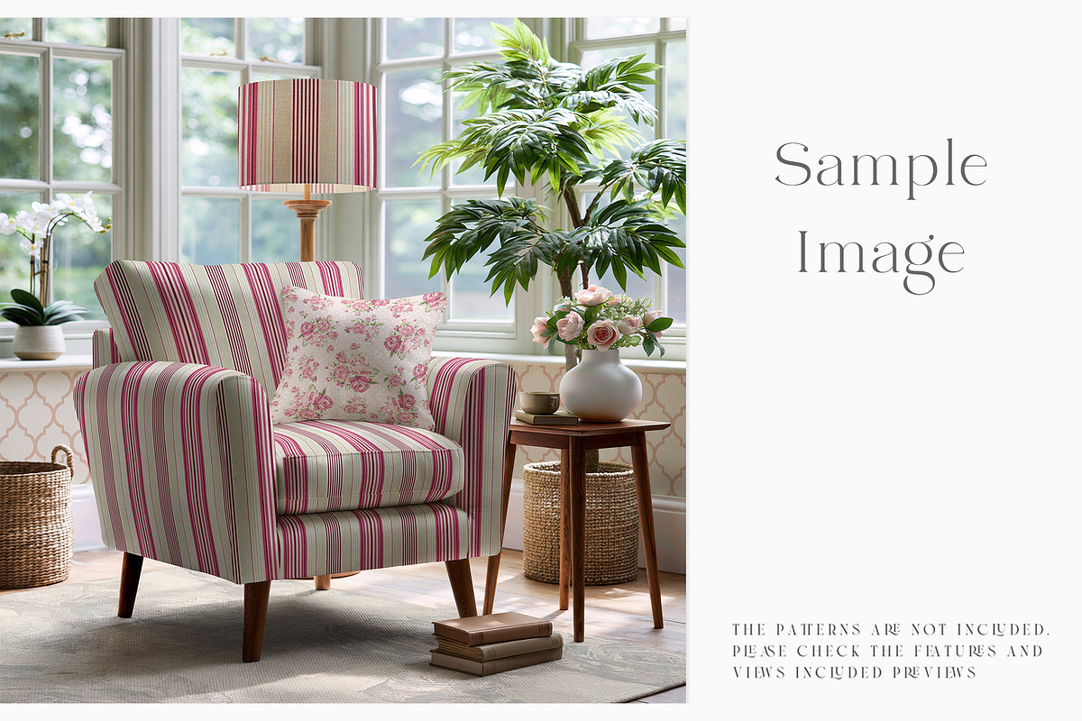 Armchair Upholstery Mockup, a Household Mockup by mock-ups (Photo 6 of 11)