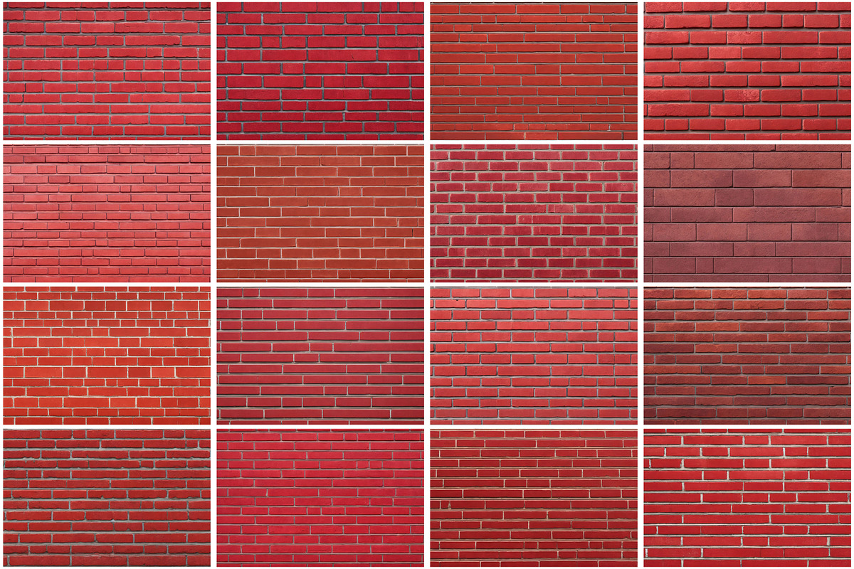 Brick Wall Digital Papers Bundle, a Texture Graphic by Forhadx5 (Photo 4 of 12)