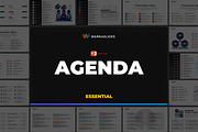 Agenda Meeting PowerPoint Templates, a Presentation Template by Warna Works (Thumbnail 2 of 12)