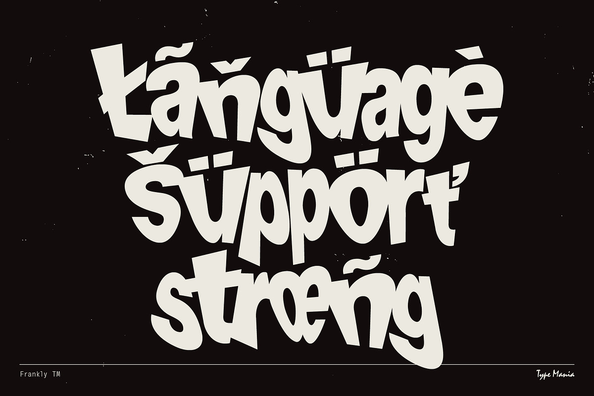 Dazed TM – Warped Font, a Sans Serif Font by Type Mania (Photo 10 of 12)