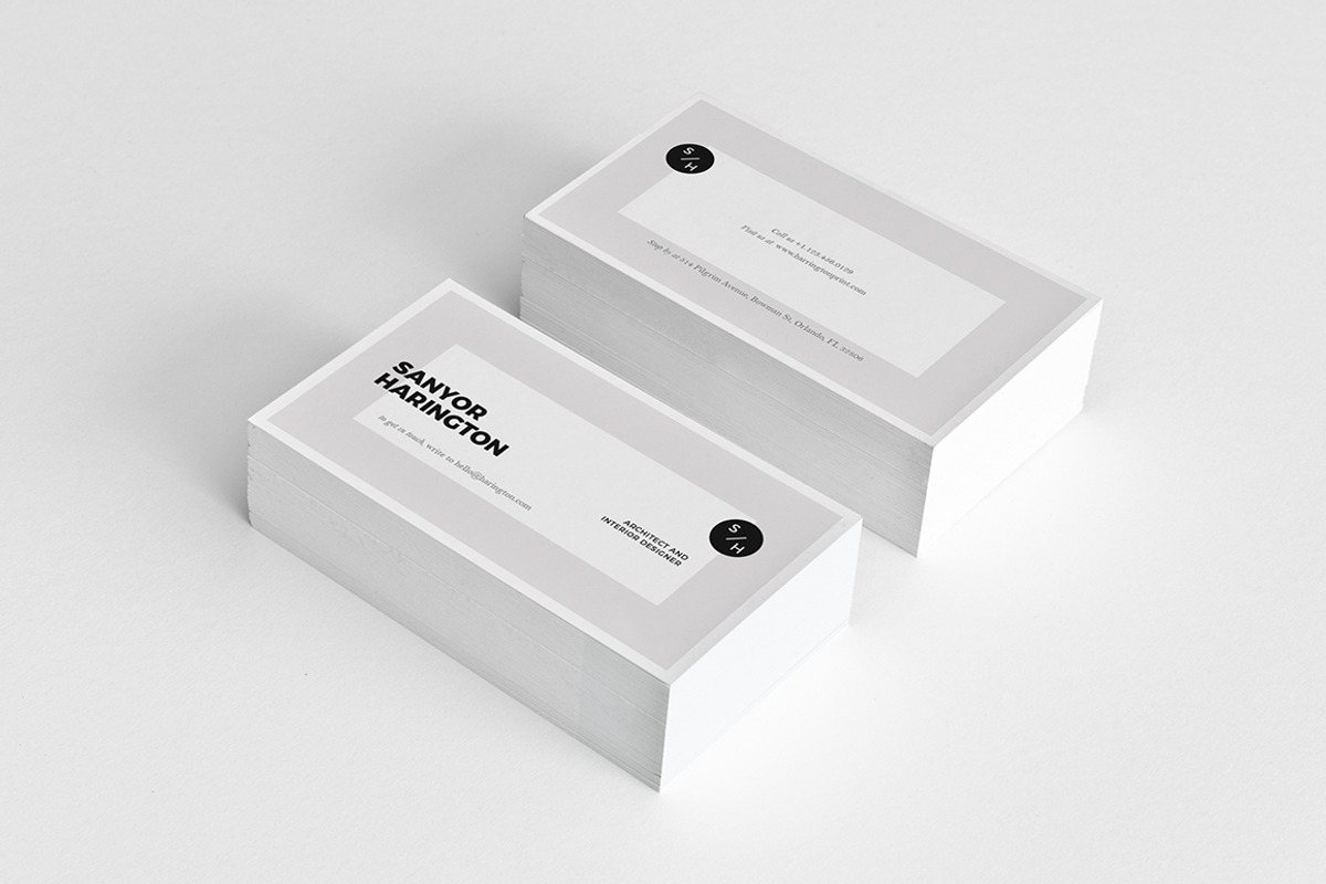Modern Stylish Business Card, a Business Card Template by GraphicsEgg (Photo 3 of 4)