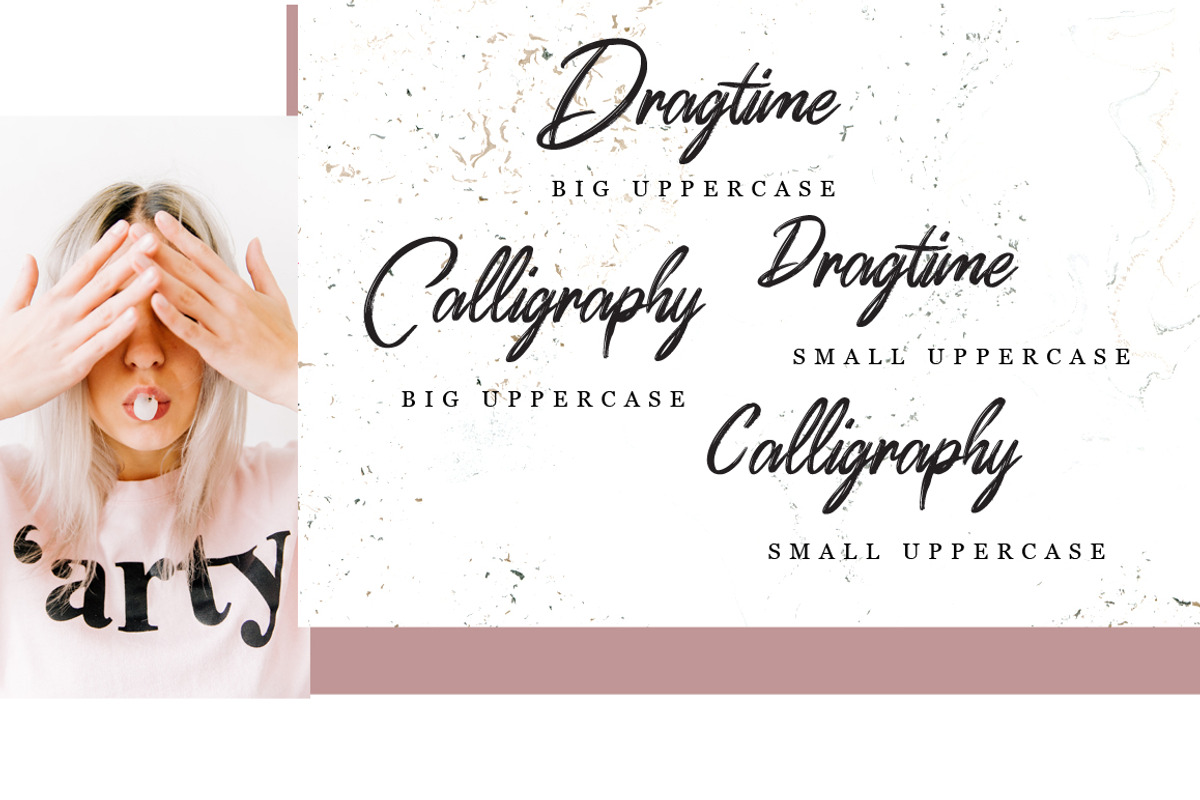 Dragtime - Handwritting Script Font preview 7