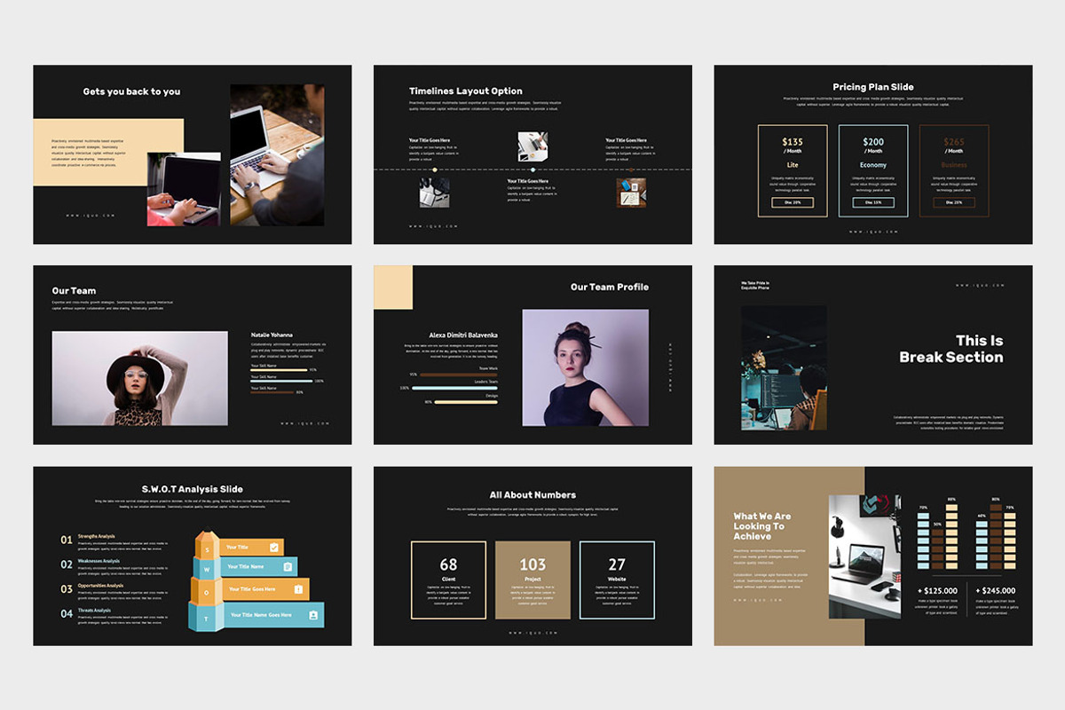 Iquo : Multipurposes Keynote, a Presentation Template by Punkl Camp (Photo 3 of 9)