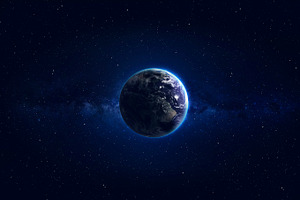 Earth blue featuring earth, planet, and cosmos