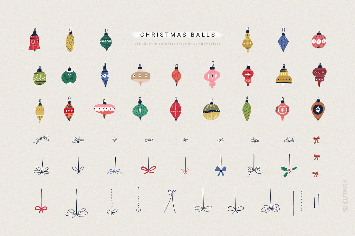 Christmas House Creator | svg png ai, a Seasonal Illustration by Olia (Photo 8 of 28)