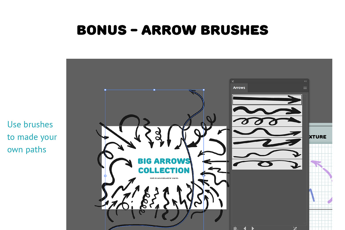 Hand drawn vector arrows + ai brush, a Templates & Theme by voin_Sveta (Photo 5 of 6)