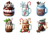 Christmas Hot Cocoa Mason Jar, an Illustration by Daily.Designs (Thumbnail 3 of 5)