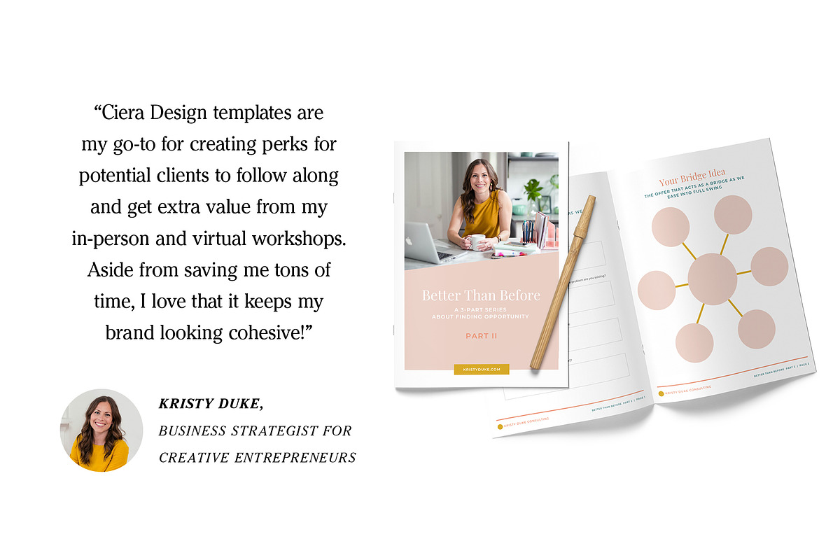 Canva Lead Magnet | Workbook | Ebook, a Magazine Template by Ciera Design Templates (Photo 4 of 11)