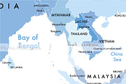 Detailed World Map 60x40 max - jpeg, a Work Illustration by Plums Pixel Love (Thumbnail 5 of 7)