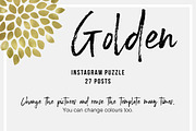 Golden Instagram Puzzle, a Social Media Template by Advina Store (Thumbnail 5 of 5)
