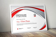 Certificate Word | PSD | AI, a Stationery Template by Curve Design (Thumbnail 1 of 3)