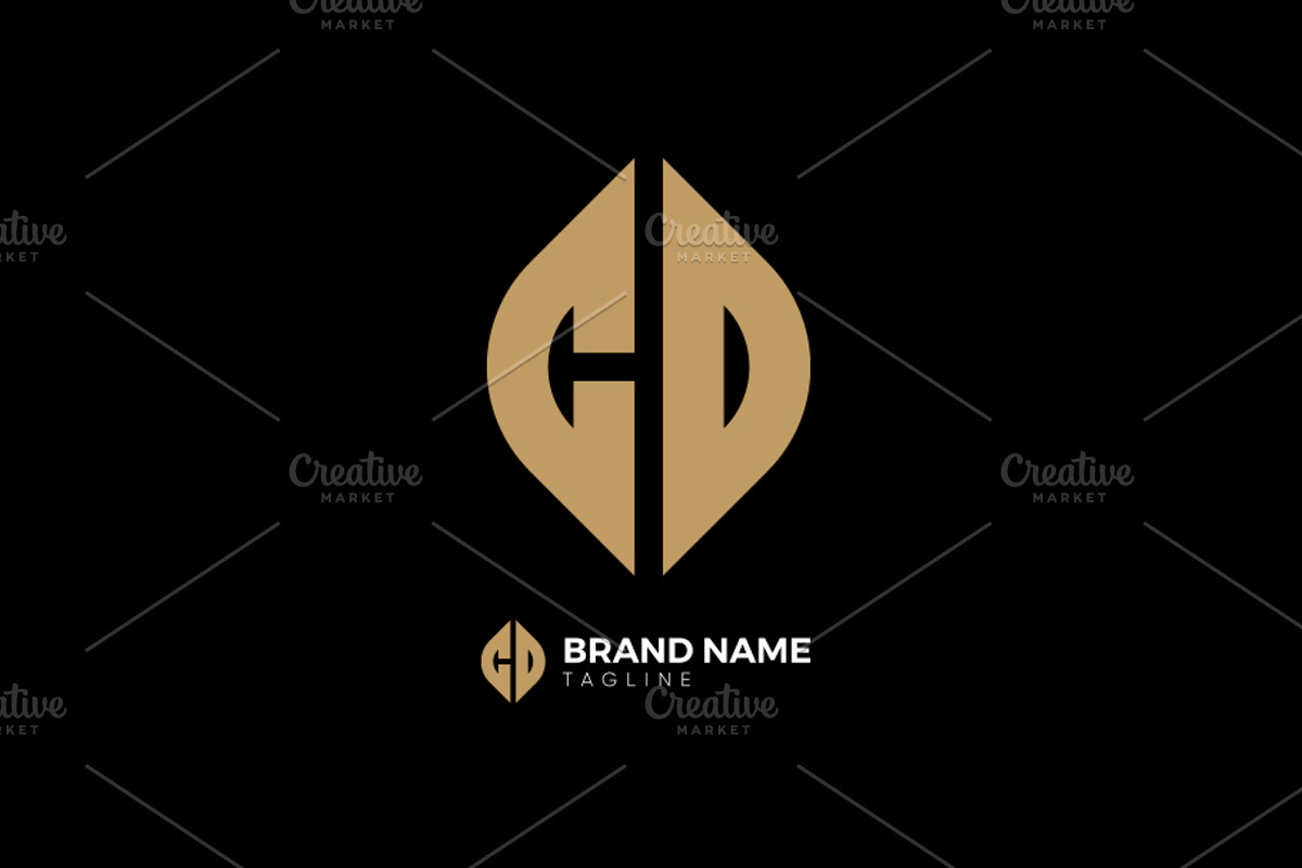 Letter CD or DC Logo, a Branding & Logo Template by Advateik ™ (Photo 1 of 4)