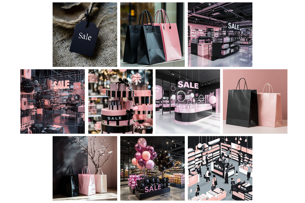Black Friday Black & Pink Background, a Background Graphic by NadiaTheronArt (Photo 4 of 5)