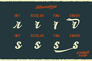 Scriptball Rough Font, a Script Font by Alphabet Agency (Thumbnail 3 of 9)