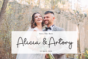 Picture Beach | Script Font, a Handwritten Font by Scratchones (Thumbnail 4 of 8)