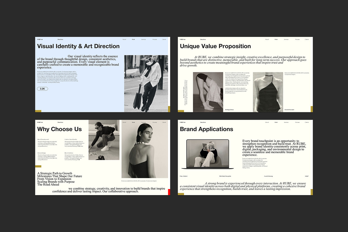 RUBE - Pitch Deck Presentation, a Presentation Template by CreativexGenius (Photo 4 of 10)