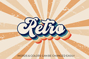 Retro Vintage 3D Text Effect, an Action Add-On by infinitygraphics01 (Thumbnail 2 of 2)