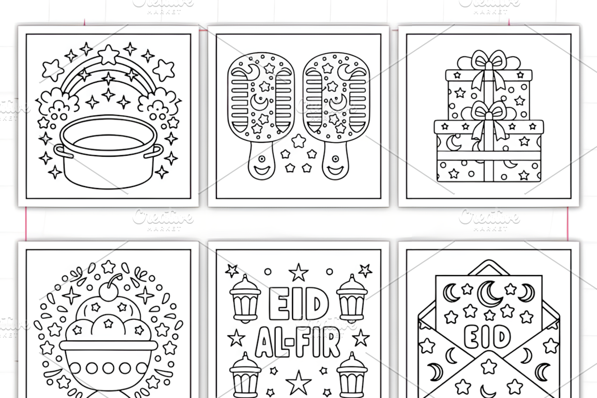 Bold & Easy Eid Mubarak, a Seasonal Illustration by Ink Gallery (Photo 4 of 4)