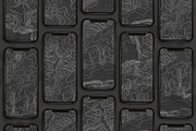Topographic Maps Vector Bundle, a Texture Illustration by RDShop (Thumbnail 9 of 13)