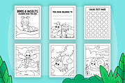Cute Bugs and Insects Coloring Book, an Animal Illustration by MK.CreativeHub (Thumbnail 2 of 3)