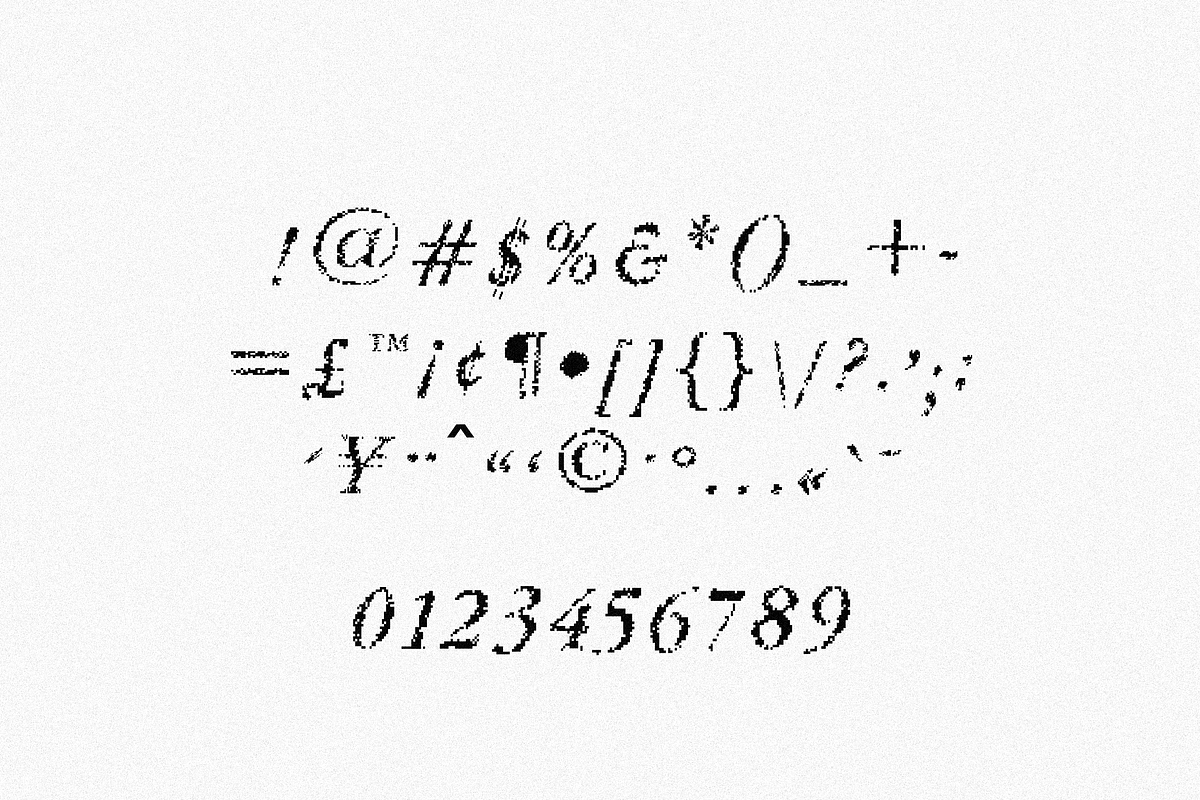 fffffff Pixel Serif Font, a Serif Font by Nomad Visuals (Photo 6 of 6)