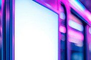 Futuristic Subway Billboard Mockup w, an Advertising Mockup by Mego-studio (Thumbnail 3 of 5)