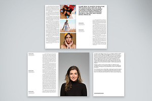 Stylish Lifestyle Magazine Layout