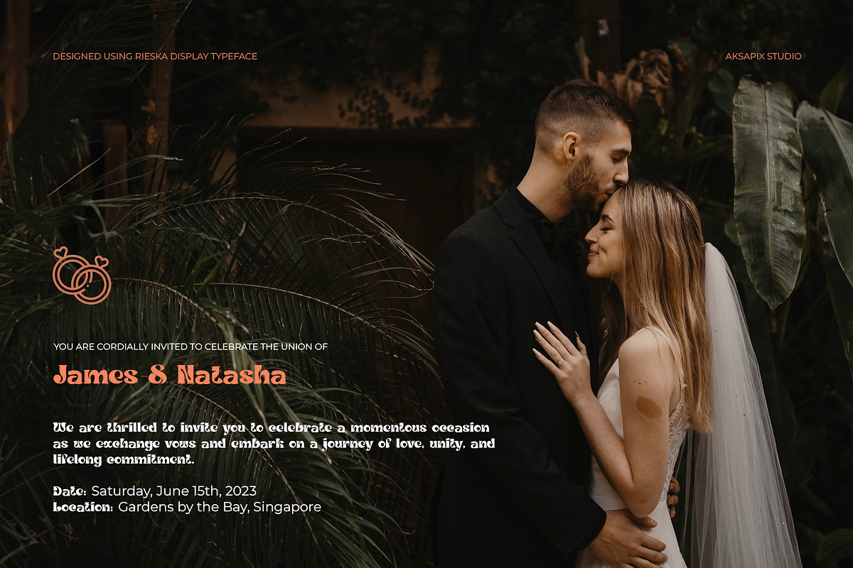Rieska - Beauty Display Font, a Serif Font by Aksapix Studio (Photo 6 of 10)