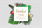 Tropical Watercolor Illustrations, an Illustration by Spring Break Jake (Thumbnail 2 of 19)