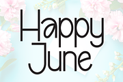 Happy June | Script Font, a Script Font by Scratchones (Thumbnail 1 of 8)