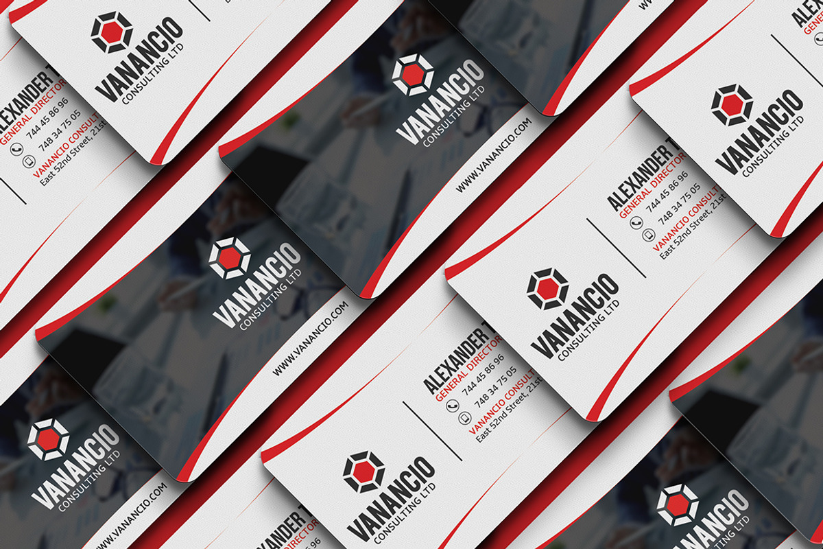Modern Corporate Business Card, a Business Card Template by Marvel (Photo 2 of 5)