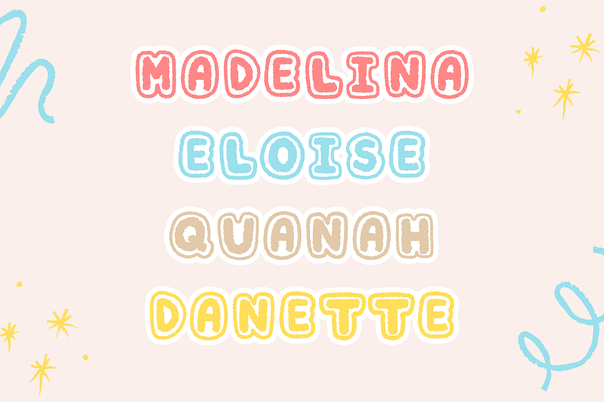Playtime - Cute Decorative Font, a Handwritten Font by Kanink Studio (Photo 3 of 8)