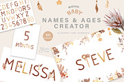BABY NAMES AND AGES CREATOR, a Person Illustration by OlliArtDesign (Thumbnail 1 of 13)