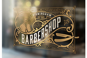 Barbershop Logo Template