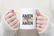 Amen Png, Christian Sublimation PNG,, an Illustration by Watercolor design (Thumbnail 6 of 6)