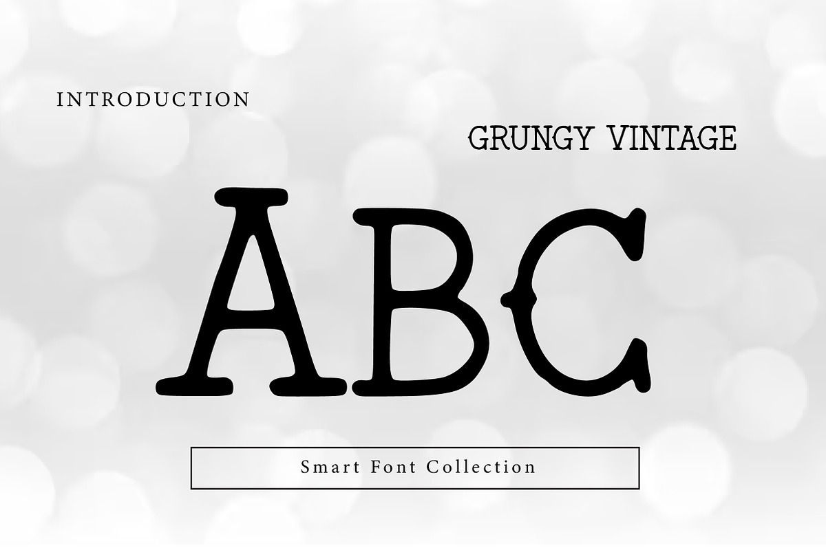 Grungy vintage, a Sans Serif Font by Wow Magic (Photo 2 of 3)