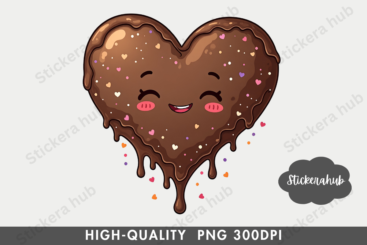Cute Valentine Clipart Png, a Seasonal Illustration by Stickera Hub (Photo 15 of 15)