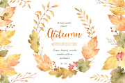 Autumn watercolor collection., a Decorative Illustration by Elena Medvedeva (Thumbnail 1 of 7)
