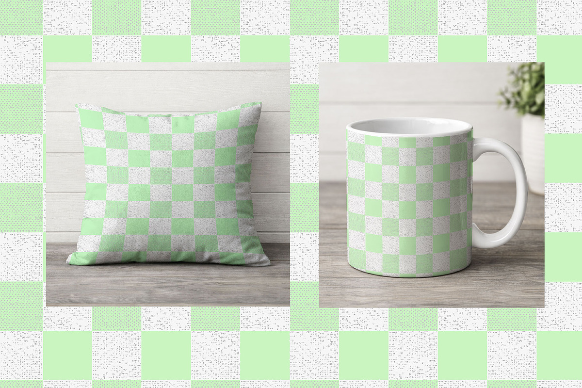Gingham & Ditsy Floral Patterns, a Pattern Graphic by gulsengunel (Photo 13 of 23)