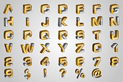 MEGA PACK 3D LETTERING, an Object Graphic by HypeWorksCo (Thumbnail 5 of 5)