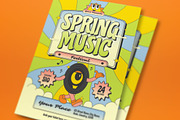 Green Spring Music Fest Flyer Set, a Flyer Template by graphicook (Thumbnail 2 of 3)