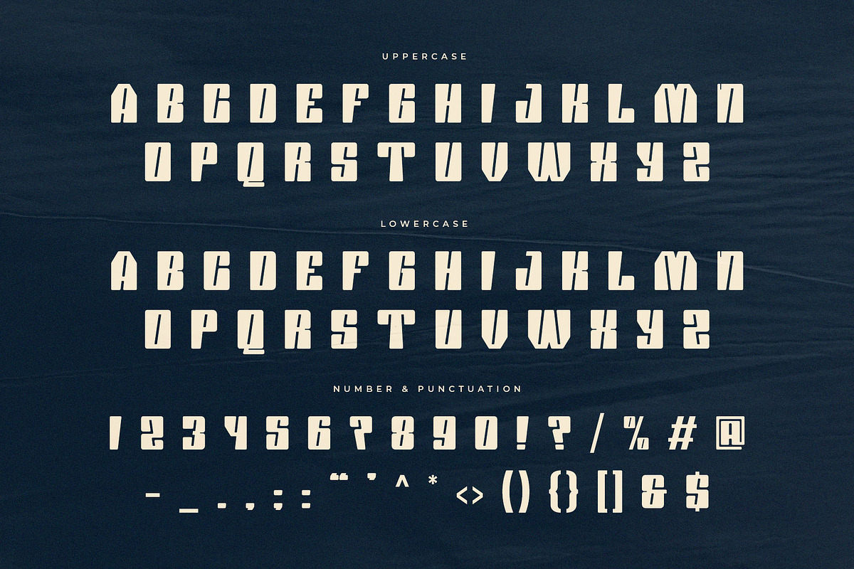 NAGOYA — Modern Display Typeface, a Sans Serif Font by Krismagraph (Photo 5 of 9)