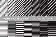 Vector Stripes Patterns, a Pattern Graphic by SubwayParty (Thumbnail 1 of 2)