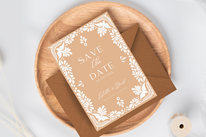 Save The Date & Wedding Invitation